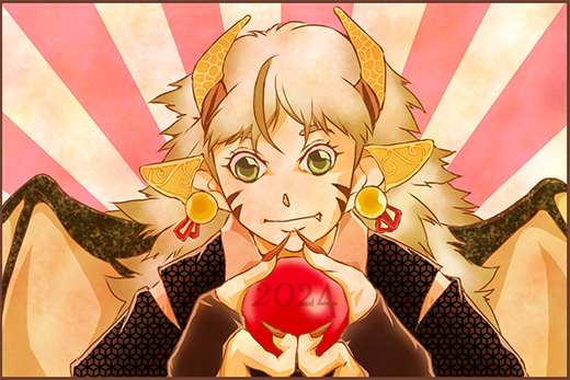 2023年賀状イラスト